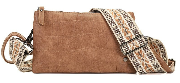Schoudertasje / Crossbody tasje Sheffield - Camel