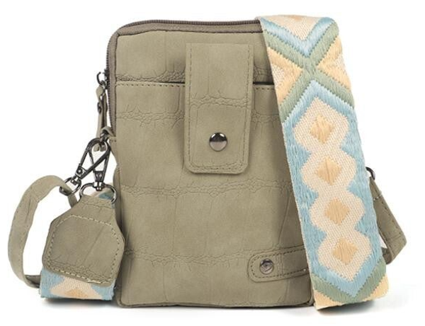 Telefoontasje / Crossbody tasje Bergen - Groen