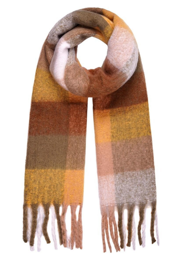 Winter sjaal Brenda - Camel