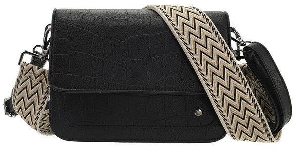 Zwart schoudertas / crossbody tasje Skala