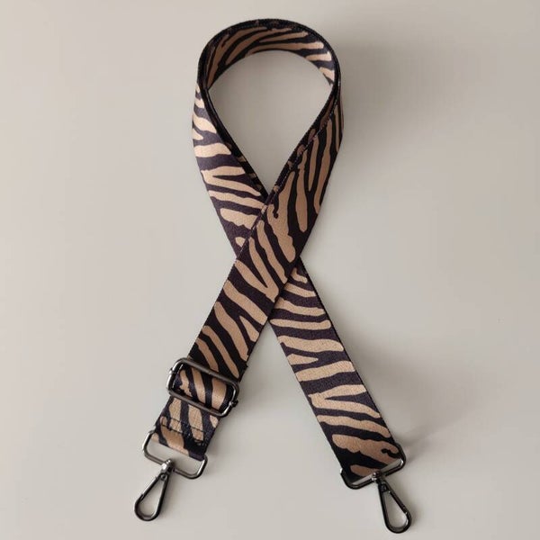 Schouderband Zebra - Taupe