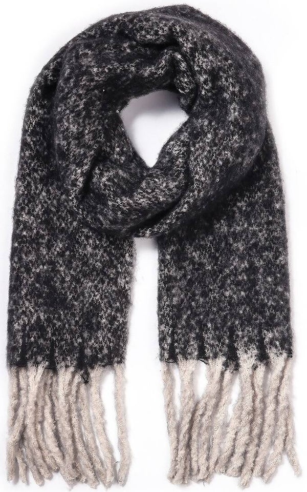 Winter sjaal Celine - Zwart