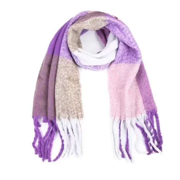 Winter sjaal Danique - Paars