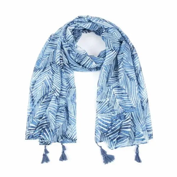 Zomer sjaal dames - Blauw