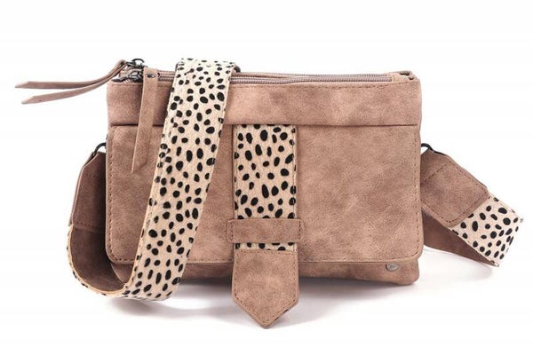 Tasje Genève - Taupe/Naturel