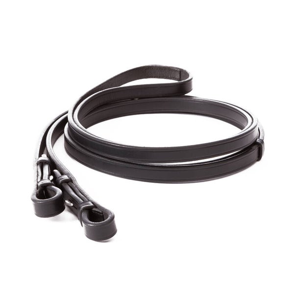 Rênes en cuir pour brides doubles - 14 mm - sans stops