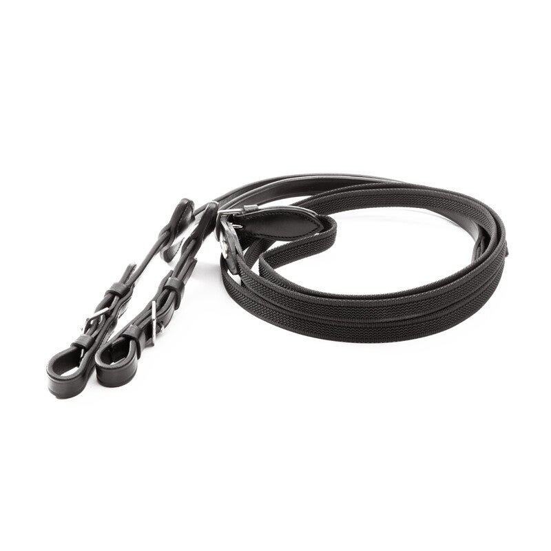 Rênes larges caoutchoutées - 20 mm - sans stops