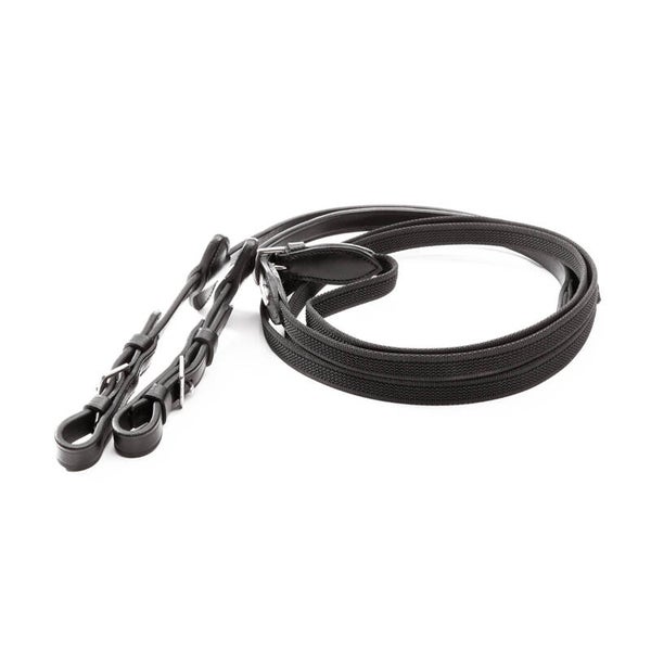 Rênes caoutchoutées - 16mm - sans stop