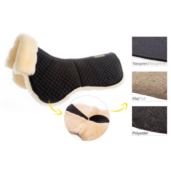 Amortisseur en peau d'agneau avec poches intérieures