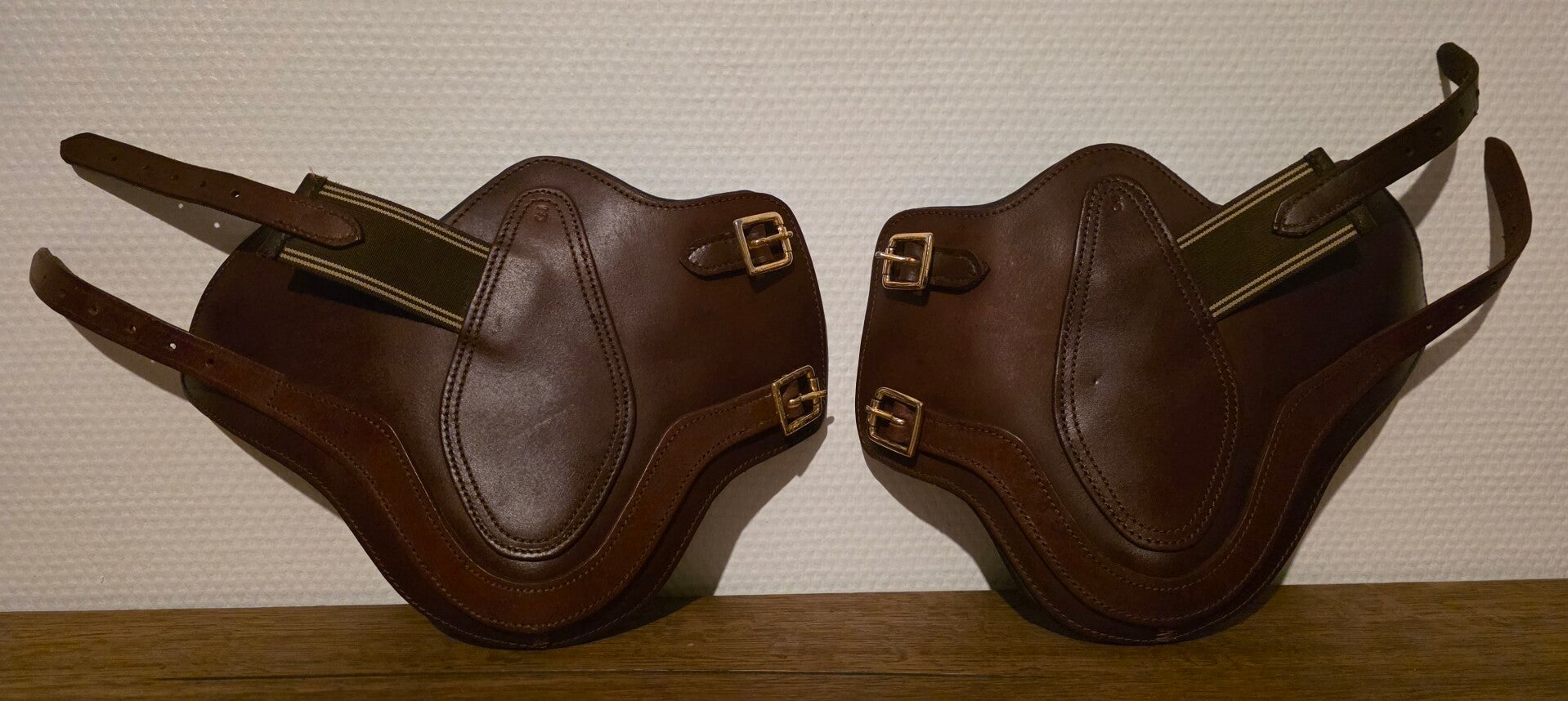 Protèges boulets cuir cheval