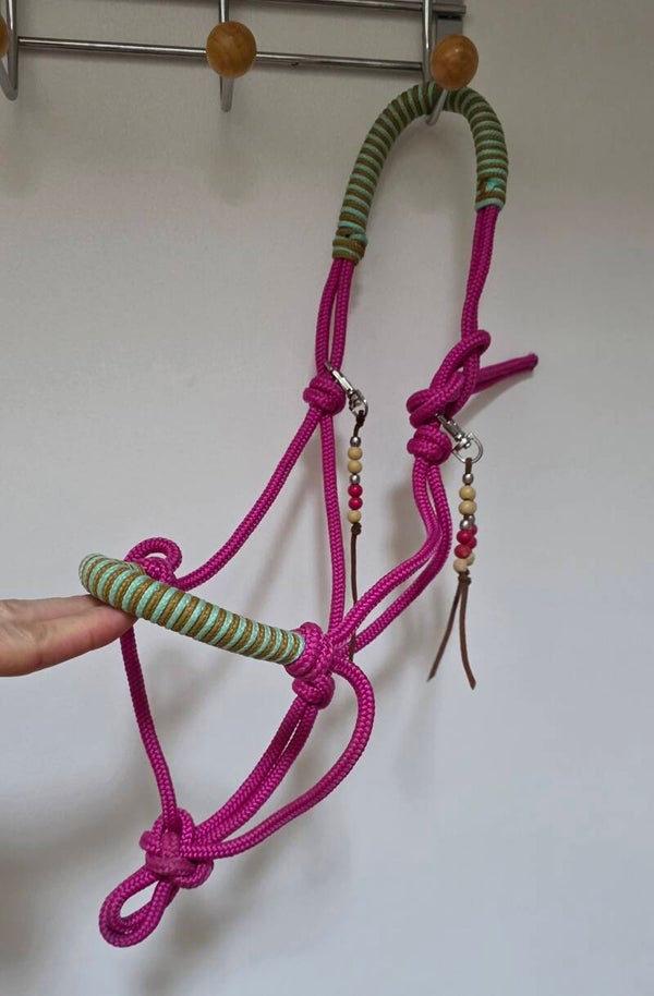 Licol éthologique rose taille SHT