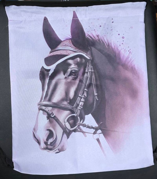 Sac à cordon imprimé