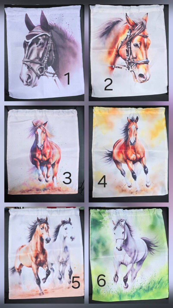 Sac à cordon imprimé