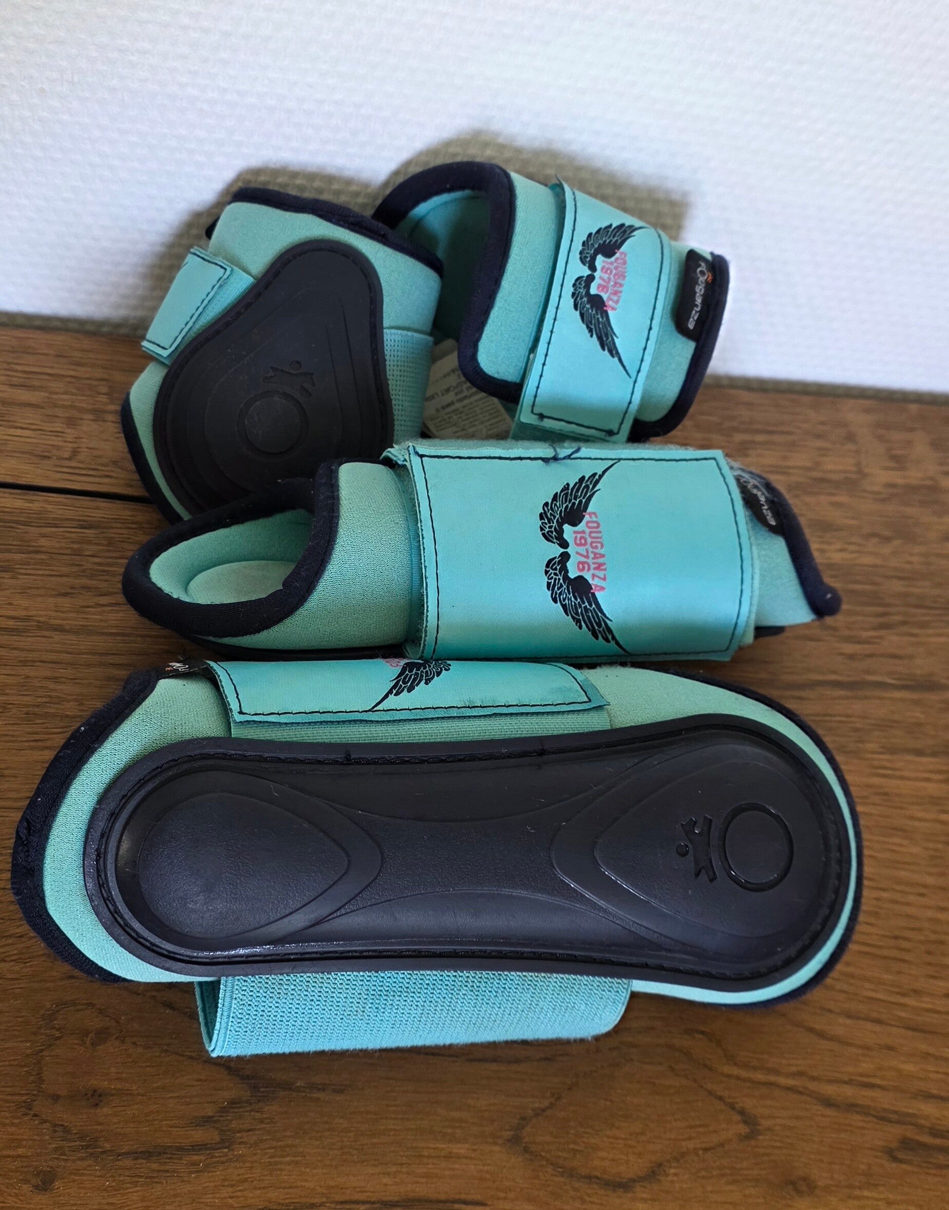 Guêtres + protèges boulets Fouganza 1976 T. SHT