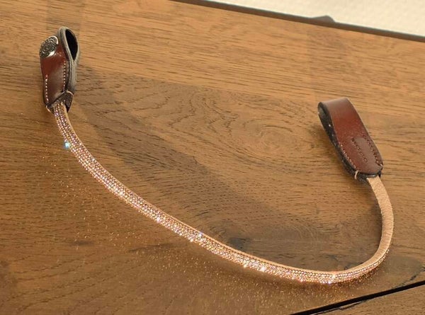 Frontal cristaux or rose Full