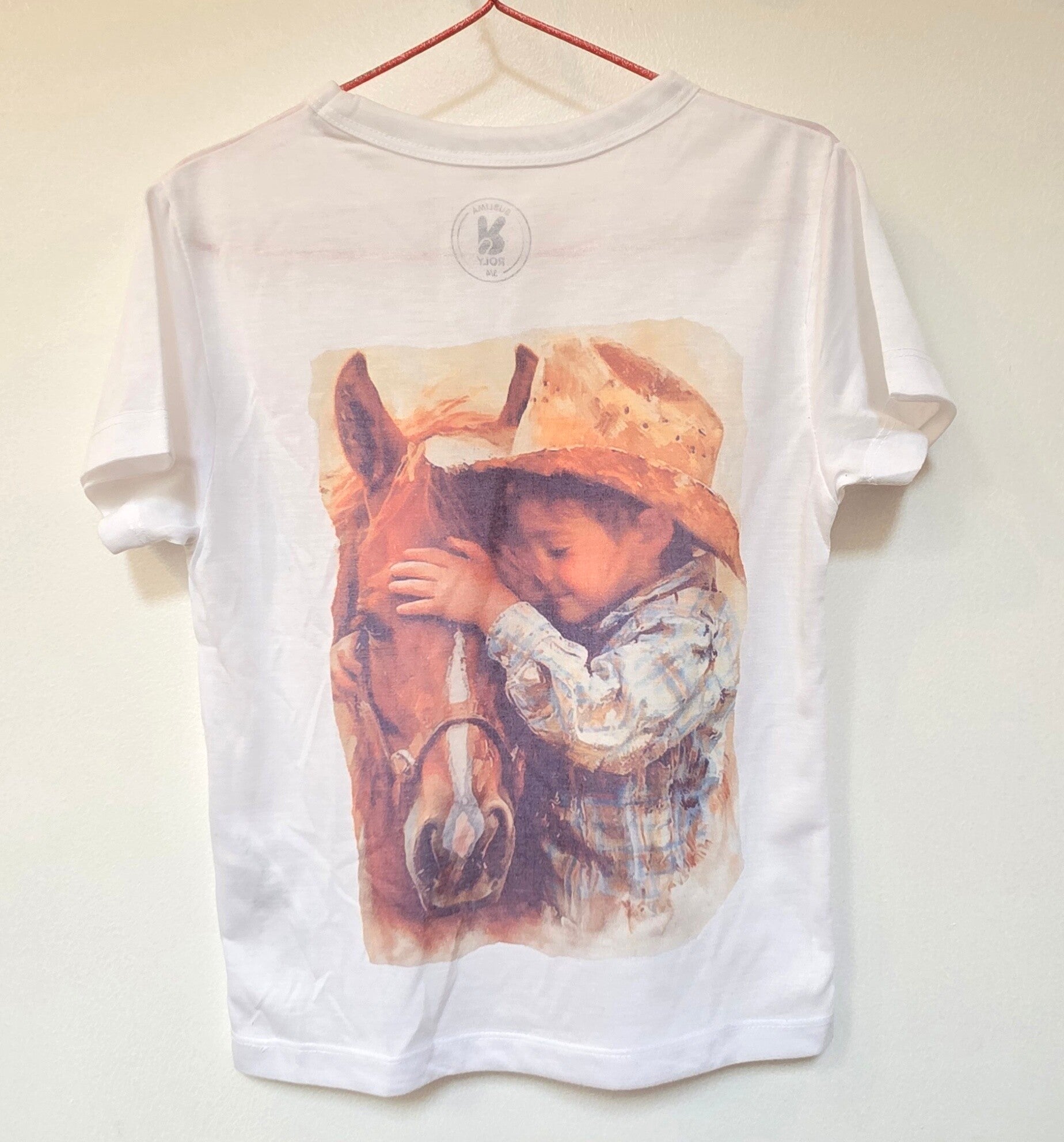 T-shirt à Manches Courtes et Col Côtelé