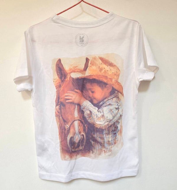 T-shirt à Manches Courtes et Col Côtelé