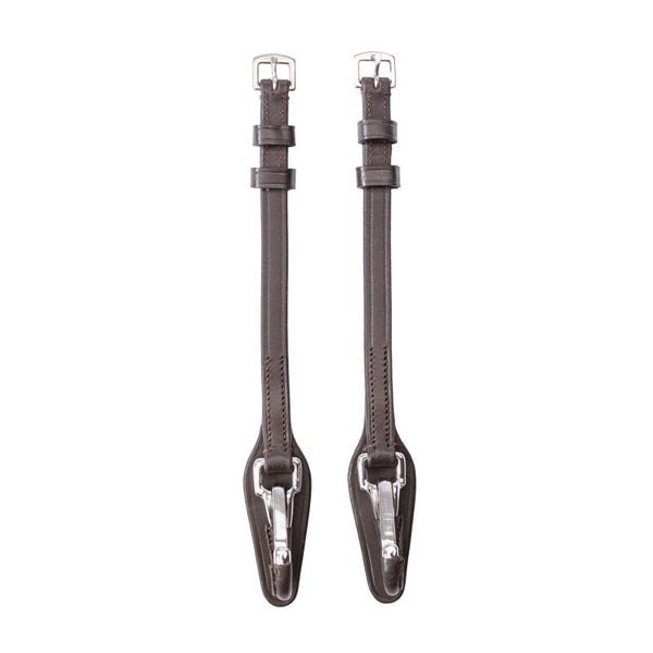 Montants en cuir avec mousquetons pour bridon "CRE8"