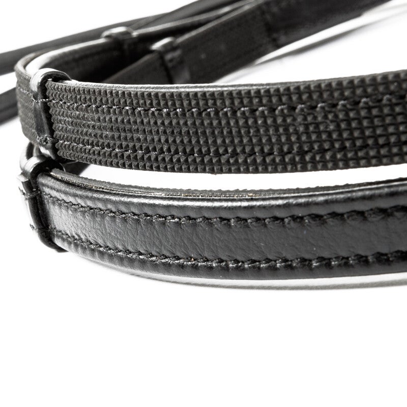 Rênes Softgrip coutures rondes 16mm (sans stopper)