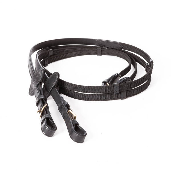 Rênes caoutchoutées OR - 16mm - 5 stops