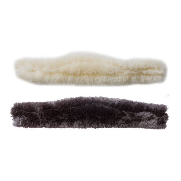 Protection têtière en peau d'agneau