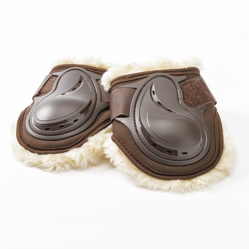 Protèges boulets rigide en fausse fourrure COMPETE'N WOOL