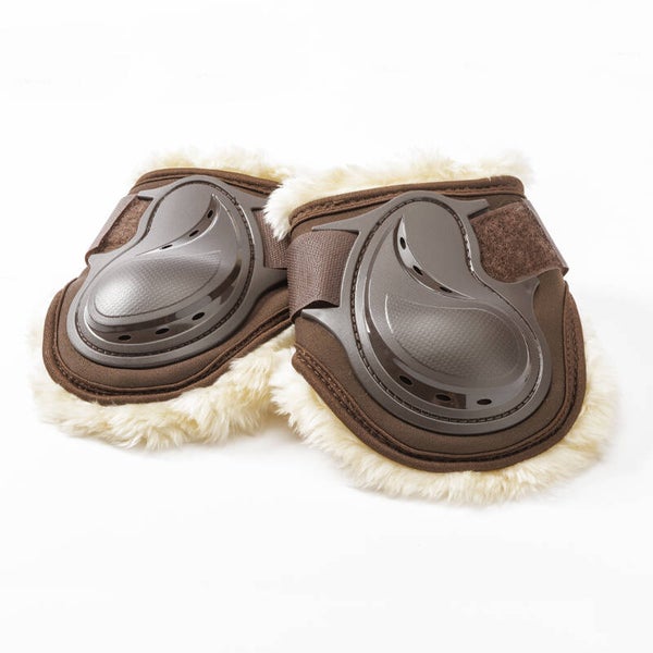 Protèges boulets rigide en fausse fourrure COMPETE'N WOOL