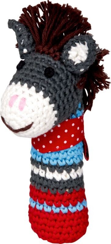 Hochet âne au crochet