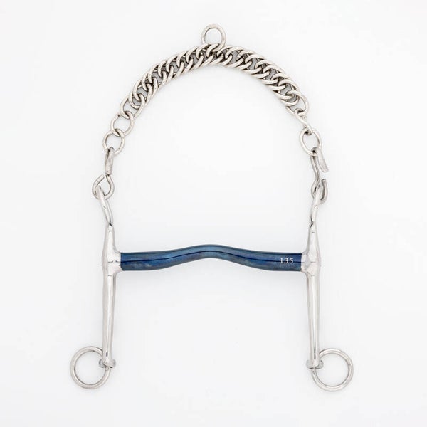 Mors de dressage tige courbe force 14mm ERGONOMIC