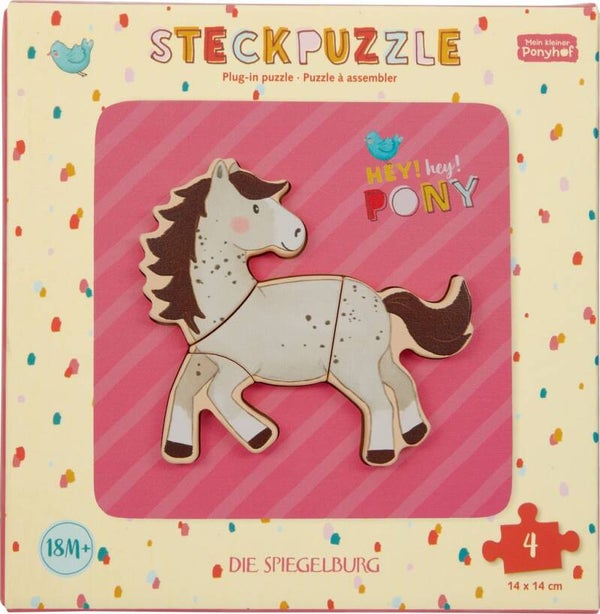 Puzzle bois Poney