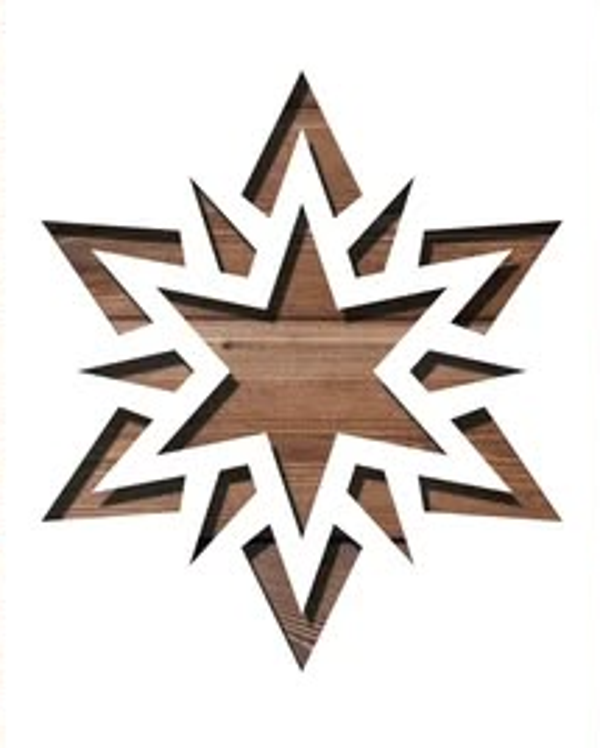 Etoile de Noël modèle 1