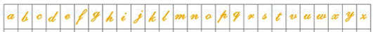 Cursives Minuscules