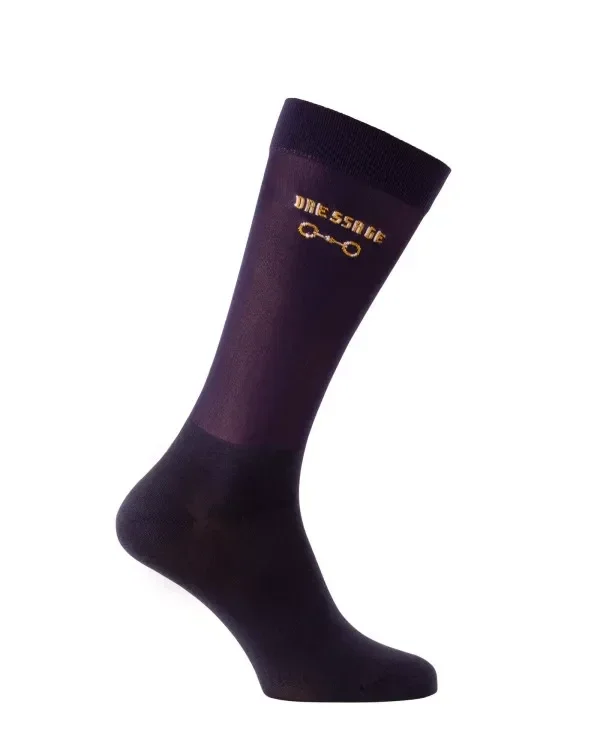 Chaussettes d'équitation fines pour bottes serrées Dressage - Dress'More "KozySocks"