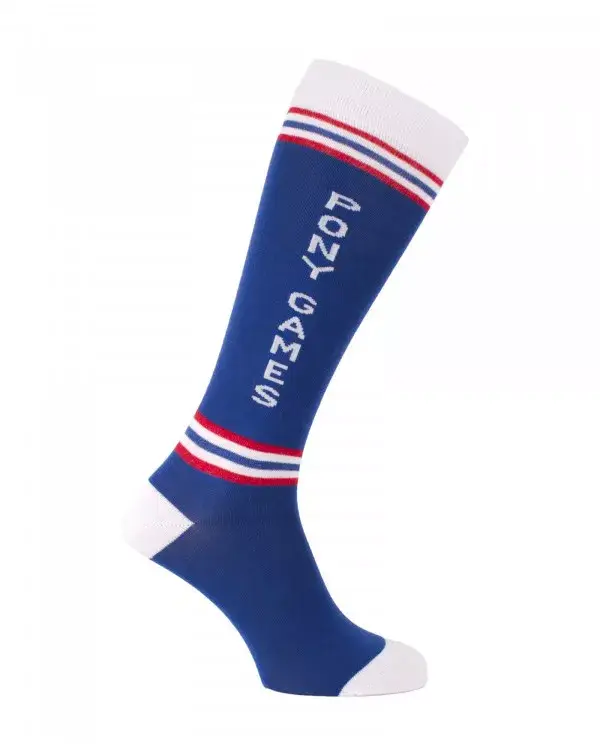 Chaussettes d'équitation Pony Games rayées "KozySocks"