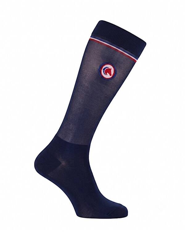 Chaussettes fines pour l'équitation - Cheval en médaillon "KozySocks"