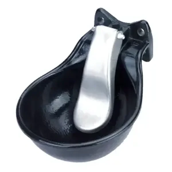 Bol à eau en métal avec cuillère + support (option)