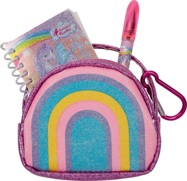 Mini-sac avec set d'écriture Licorne