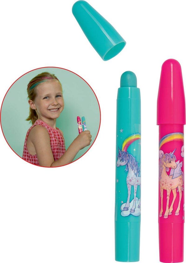 Craie pour cheveux licorne
