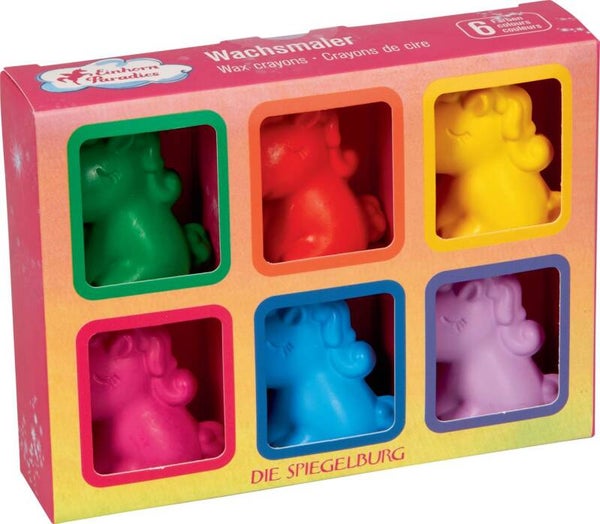 Coffret crayons de cire Licorne