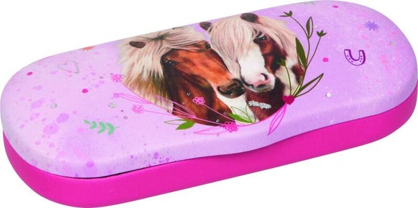 Etui pour lunettes chevaux