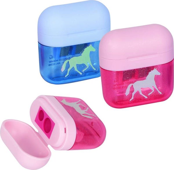 Taille crayon double chevaux