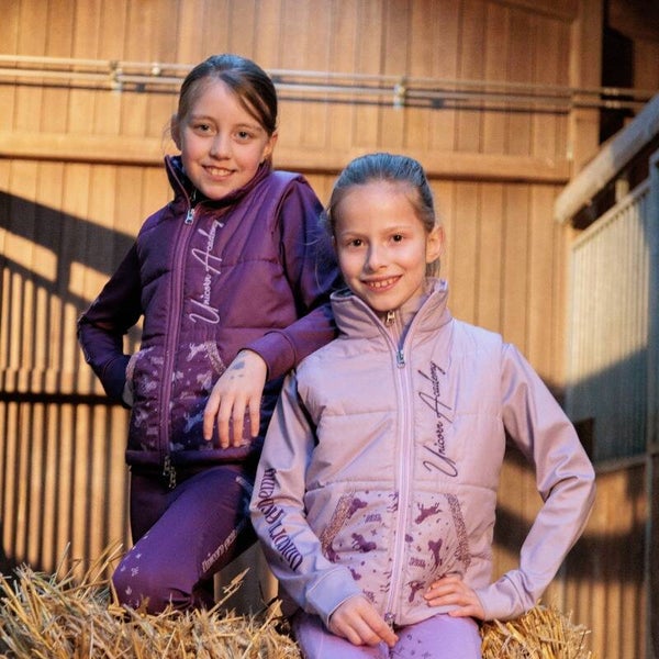 Gilet Matelassé "Unicorn Academy" - Glitzer
