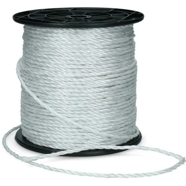 Corde de clôture ZoneGuard 6 mm - blanche - 200 m