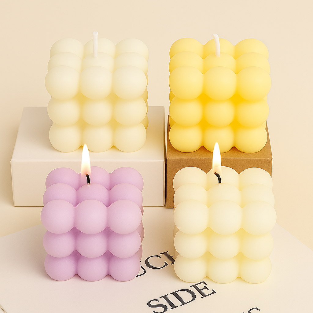 Bubble Cube - Decor Candle