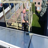 Reiniging buiten met kraan