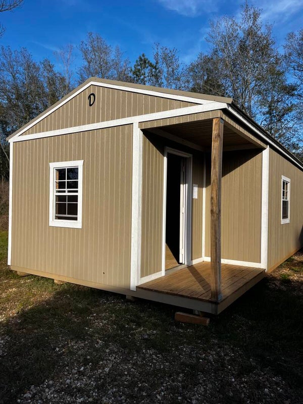 CORNER PORCH CABIN 14X36