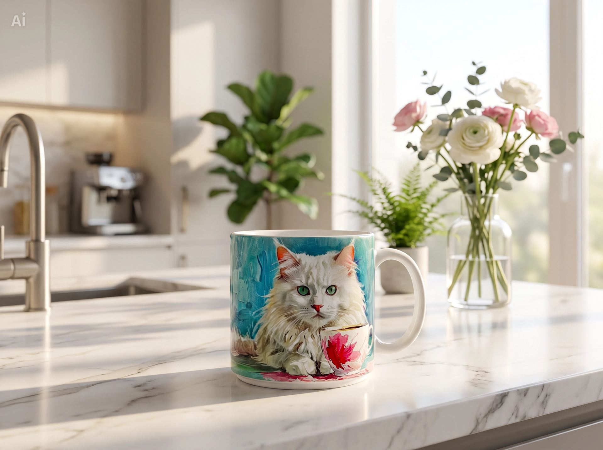 Turquoise Latte