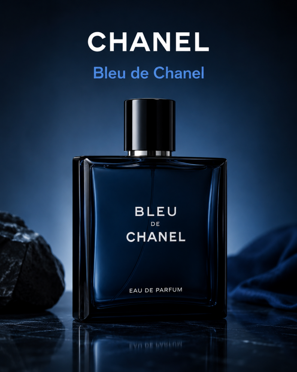 Chanel Bleu de Chanel fragrance display