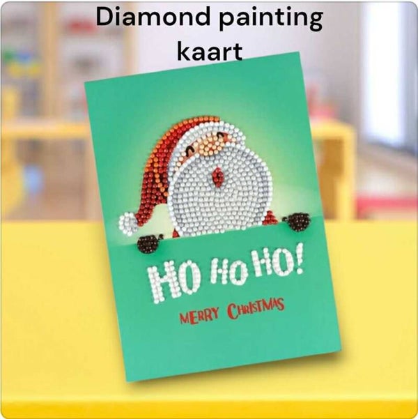 diamond painting kerstkaart