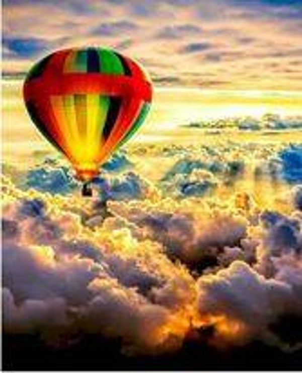 30. luchtballon 70x50 cm